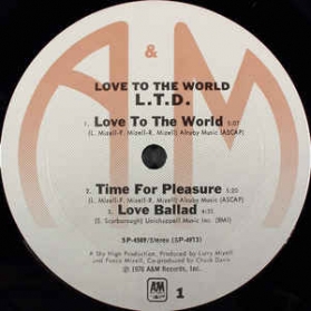 L.T.D. ‎- Love To The World