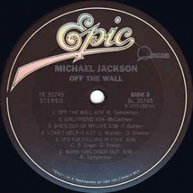 Michael Jackson ‎- Off The Wall