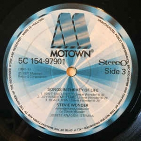 Stevie Wonder ‎- Songs In The Key Of Life