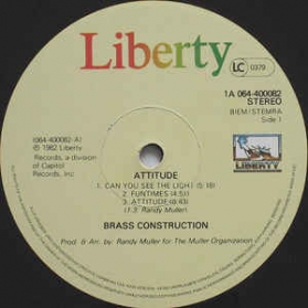 Brass Construction ‎- Attitudes