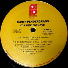 Teddy Pendergrass ‎- It's Time For Love