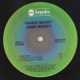 John Handy ‎- Hard Work