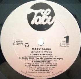Mary Davis ‎- Separate Ways