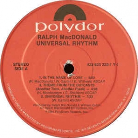 Ralph MacDonald ‎- Universal Rhythm