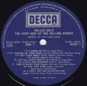 The Rolling Stones ‎- Rolled Gold - The Very Best Of The Rolling Stone