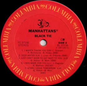 The Manhattans - Black Tie
