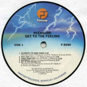 Pleasure (4) - Get To The Feeling