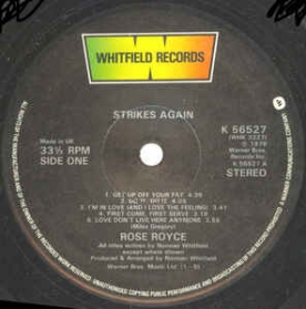 Rose Royce - Strikes Again