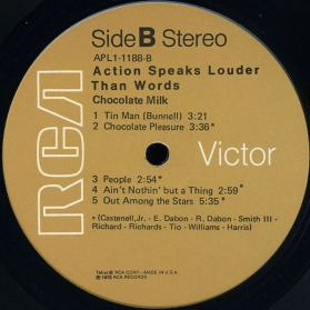 Chocolate Milk (2) - Action Speaks Louder Than Words