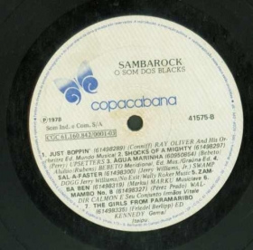 Various - Samba Rock O Som Dos Blacks