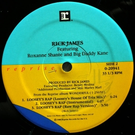 Rick James Featuring Roxanne Shante And Big Daddy Kane - Loosey's Rap