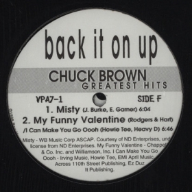 Chuck Brown - Back It On Up - Greatest Hits