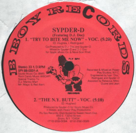Sypder-D Featuring D.J. Doc - Try To Bite Me Now - The N.Y. Butt