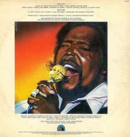 Barry White - I Love To Sing The Songs I Sing