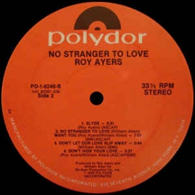 Roy Ayers ‎- No Stranger To Love