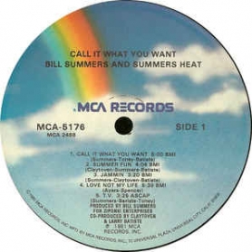 Bill Summers e Summers Heat ‎- Call It What You Want