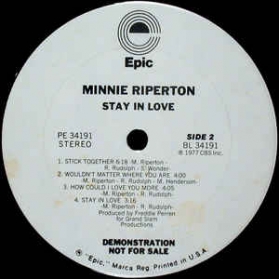 Minnie Riperton ‎- Stay In Love