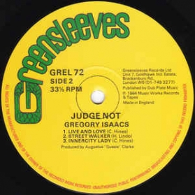 Dennis Brown / Gregory Isaacs ‎- Judge Not