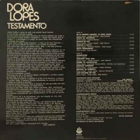 Dora Lopes - Testamento