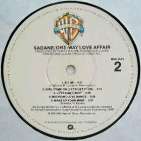 Sadane - One-Way Love Affair