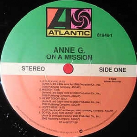 Anne G - On A Mission