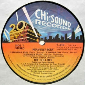 The Chi-Lites Featuring Eugene Record - Heavenly Body