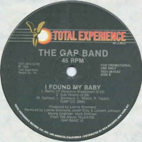 The Gap Band ‎- I Found My Baby