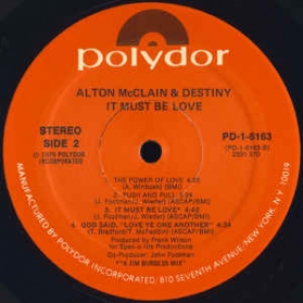Alton McClain and Destiny - It Must Be Love