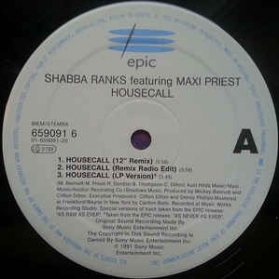 Shabba Ranks Featuring Maxi Priest ‎- Housecall